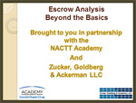  Escrow Analysis Beyond the Basics
