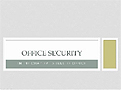 Office Security Webinar