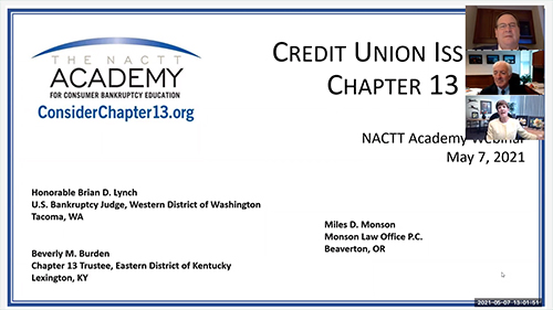 Credit Unions in Chapter 13